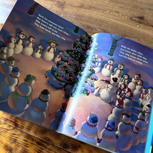 Snowmen At Christmas Hardcover Book - Picture 7 of 9